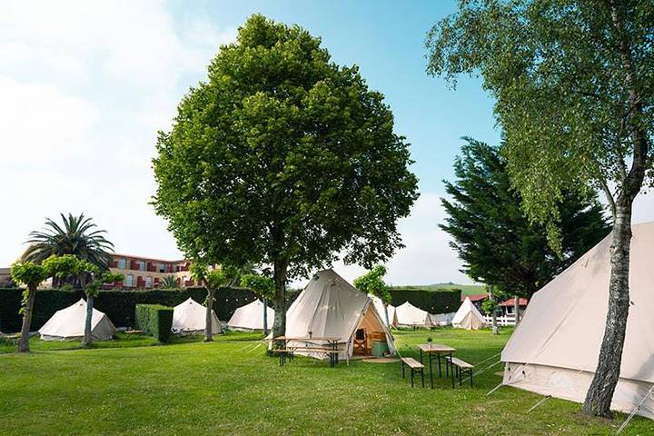 Camping pour 4 personnes, avec terrasse ainsi que piscine et jardin, animaux acceptés dans Cantabrie - 4