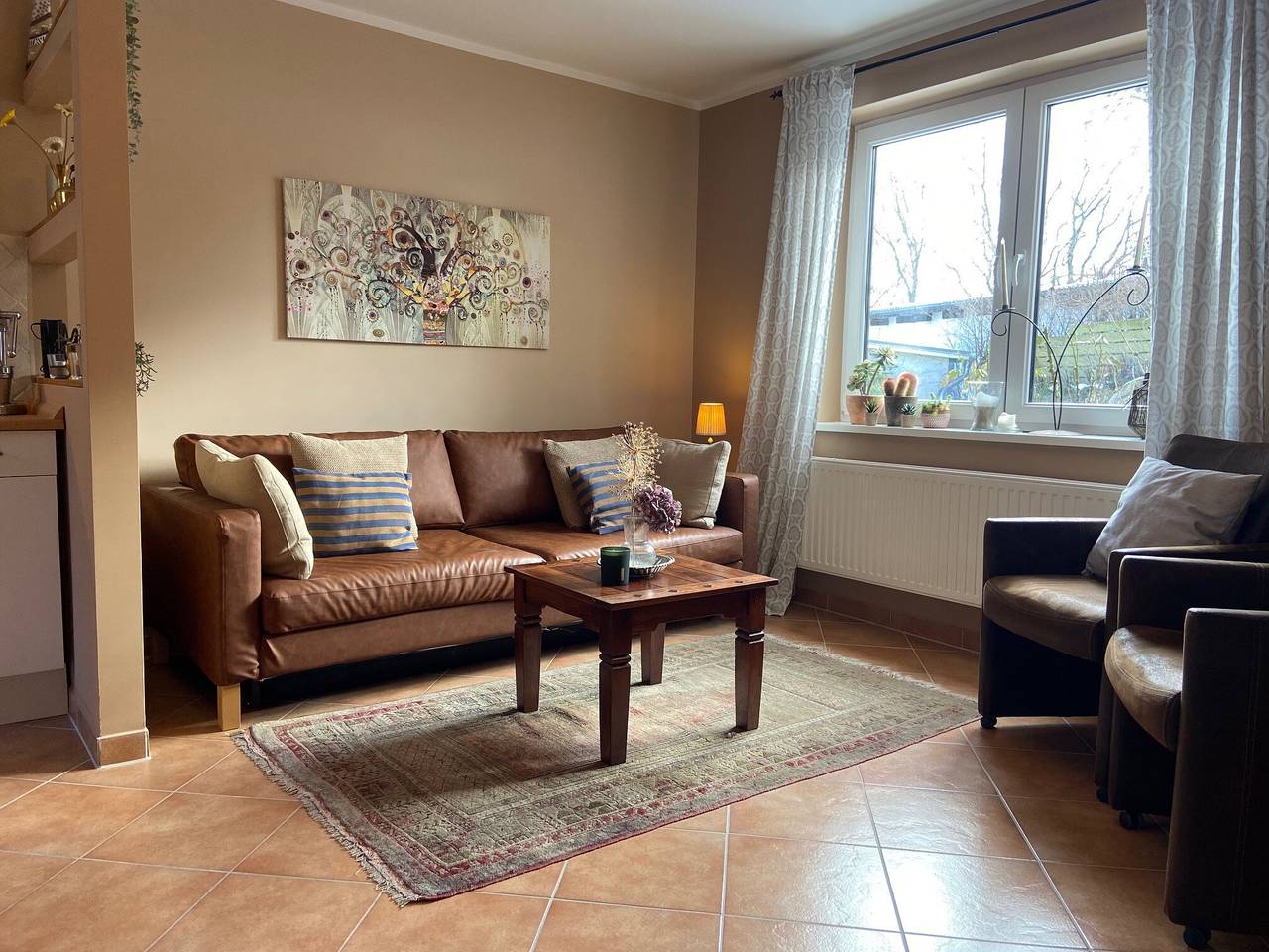 Entire apartment, Holiday Apartment "An der Schlei" with Private Terrace, Garden & Wi-Fi in Fleckeby, Rendsburg-Eckernfoerde region