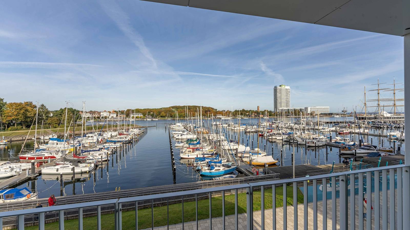Ganze Ferienwohnung, App. 24 / 2-Zi. Whg. "Wasserblick" am Passathafen Travemünde (Pva024) in Priwall, Lübecker Bucht