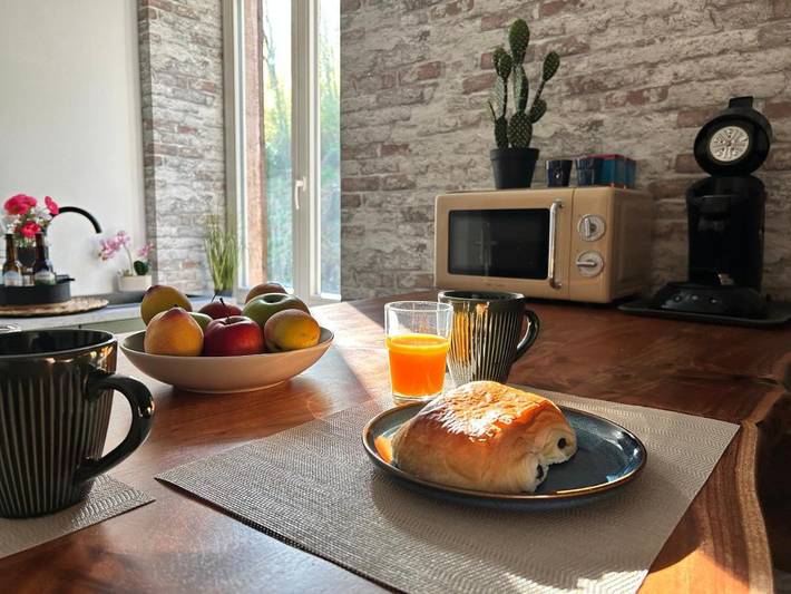 Appartement de vacances pour 3 personnes, avec jardin, animaux acceptés