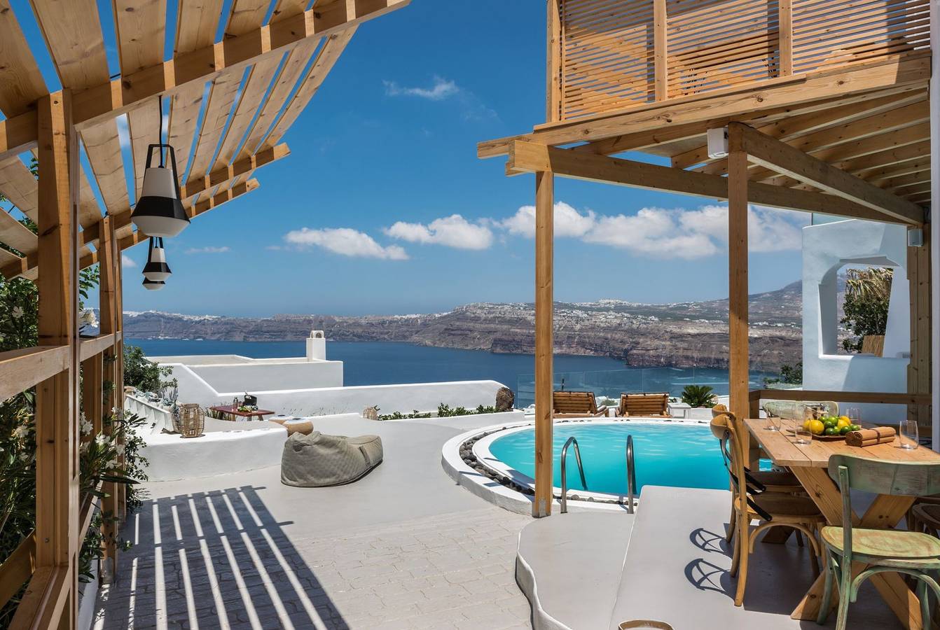 Villa für 10 Personen mit Pool in Akrotiri, Santorin
