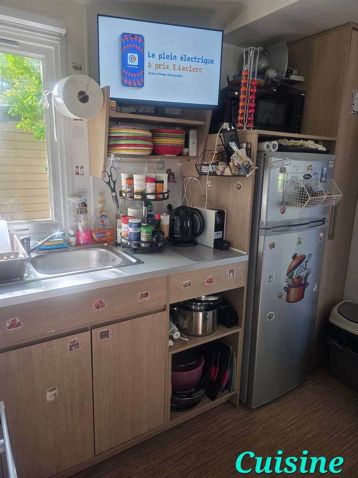 Mobil home pour 6 personnes, avec Bassin pour enfant à Lagorce - 3