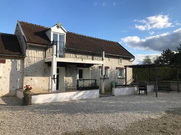 Cottage pour 6 personnes, avec jardin ainsi que terrasse et vue dans Lescherolles