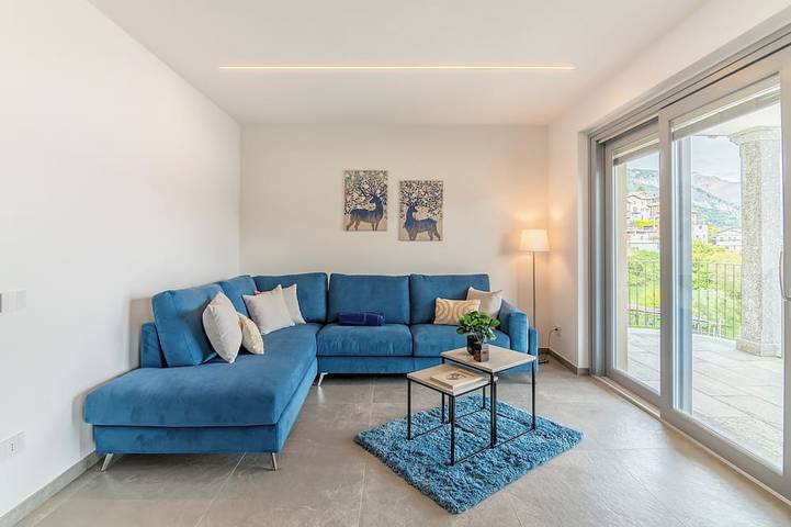 Villa für 8 Personen, mit Balkon und Whirlpool sowie Garten in Pianello del Lario - 4