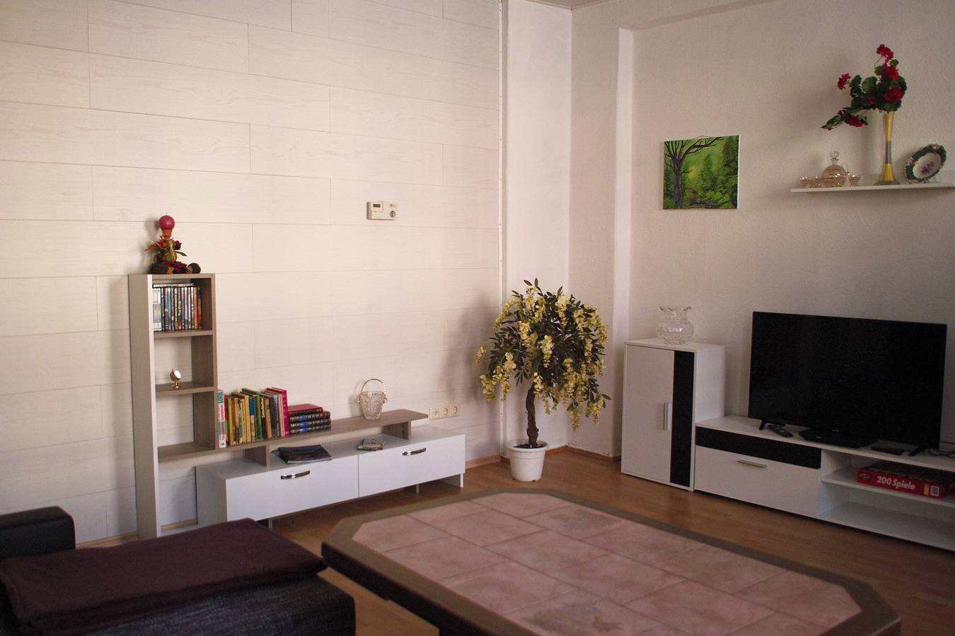 Ganze Wohnung, Ferienwohnung "Rose" mit Gemeinschaftsgarten in Schöneck (Sachsen), Chemnitz und Umgebung