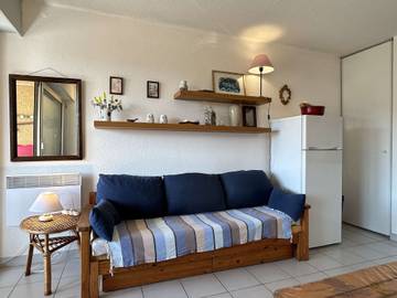 Gîte pour 4 personnes, avec terrasse dans Plage des Elmes