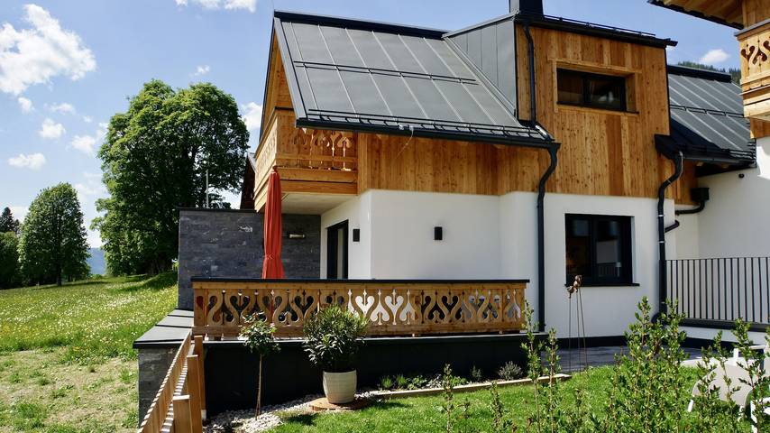 Ferienhaus für 4 Personen, mit Sauna und Ausblick sowie Garten, kinderfreundlich in Ramsau am Dachstein - 2
