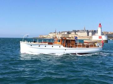 Bateau pour 5 personnes, avec vue et balcon en Bretagne