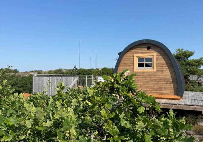 Zelt für 2 Personen, mit Sauna und Ausblick sowie Terrasse - 1