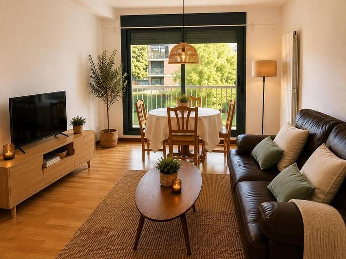 Apartamento de vacaciones para 4 personas, con piscina además de jardín y vistas - 1