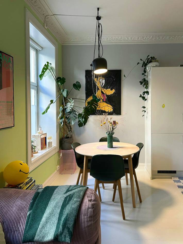 Ganze Wohnung, Farbenfrohe Wohnung mit Hinterhof im Zentrum von Oslo in Gamle Oslo, Oslo