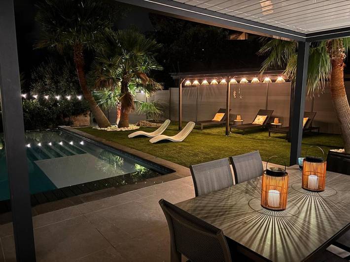 Chambre d’hôte pour 4 personnes, avec vue ainsi que piscine et jardin à Sainte-Maxime - 2