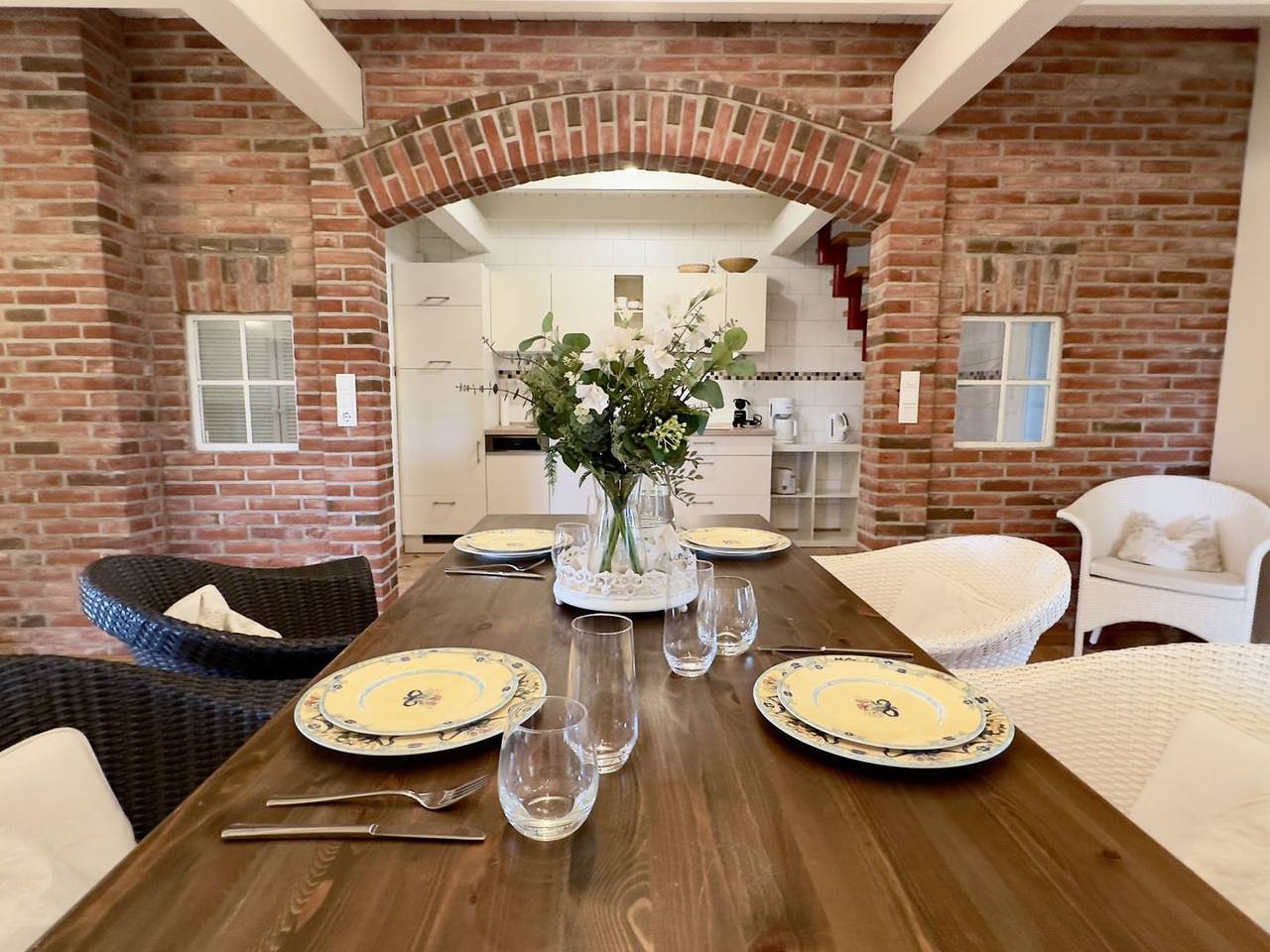 Ganze Wohnung, Wunderschöner Gulfhof: 60qm Apartment Groot Stuuv für 3 Pers, Terrasse im Garten in Altharlingersiel, Neuharlingersiel