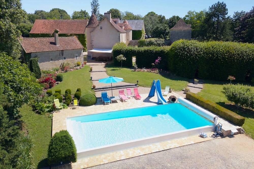 Manor aus dem 15. Jh. mit Pool im Naturpark Brenne in Mauvières, Le Blanc und Umgebung