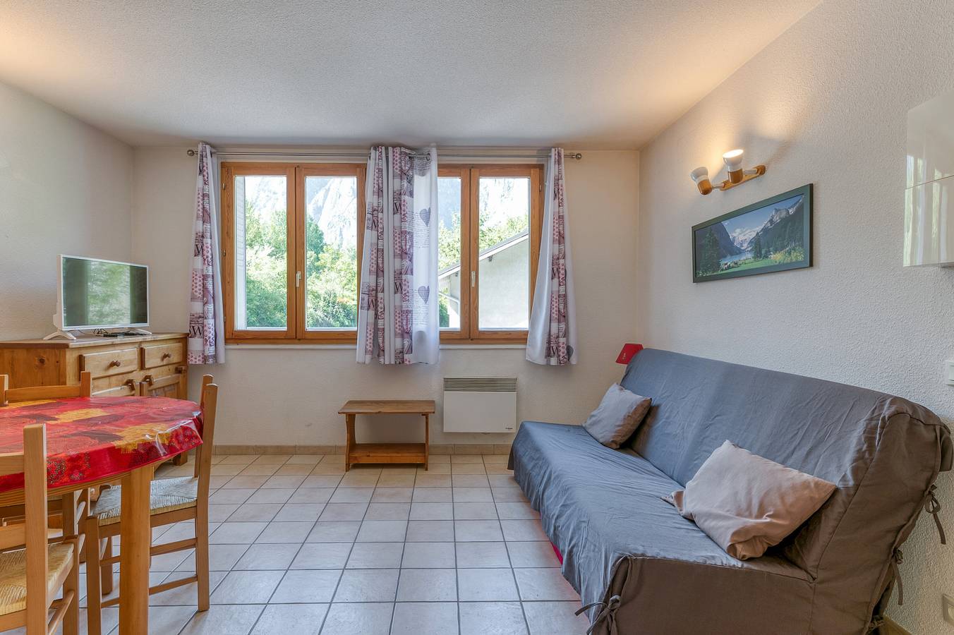 Entire apartment, Apartment 'A4 Lapin' with Mountain View, Shared Garden and Wi-Fi in Le Bourg-d'Oisans, Les Deux Alpes