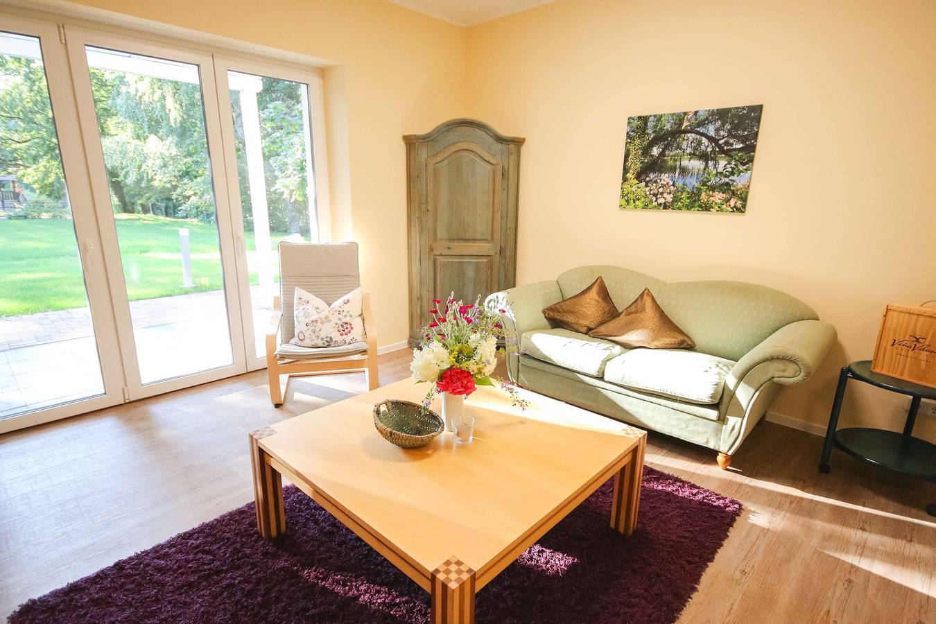 Ganze Wohnung, Ferienwohnung für 4 Personen mit Balkon/Terrasse in Gransee, Ruppiner Seenland