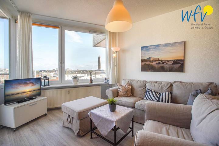 Vakantiewoning voor 4 personen, met Balkon op Borkum