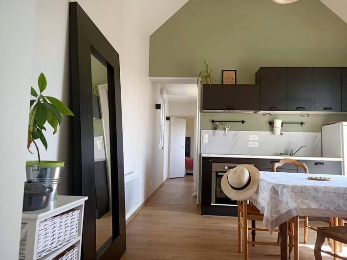 Maison de vacances pour 4 personnes, avec Terrasse ainsi que Jardin et Vue