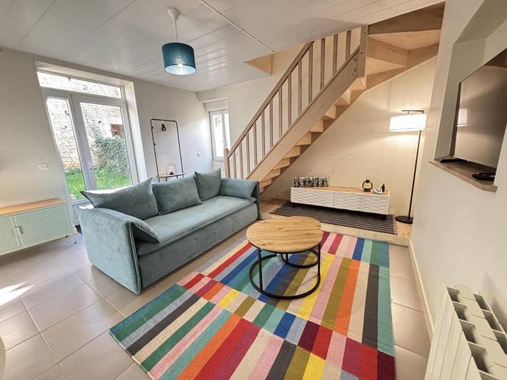 Location de vacances pour 4 personnes, avec terrasse à Couhé