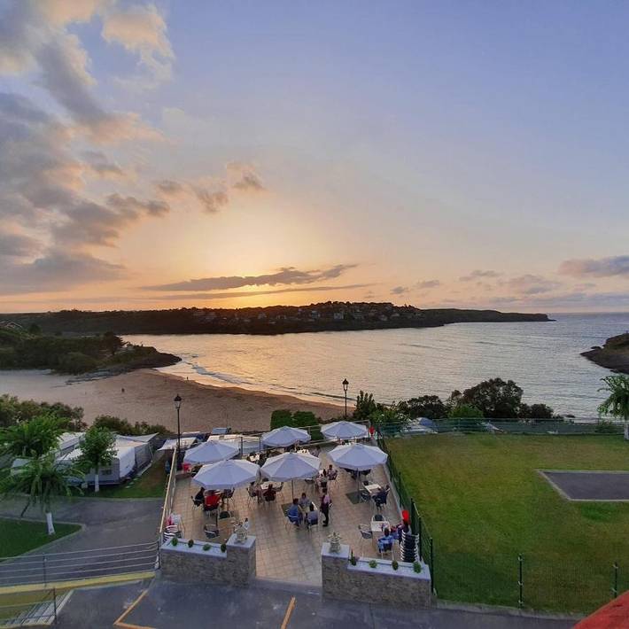 Camping für 2 Personen, mit Terrasse und Garten sowie Ausblick in Kantabrien