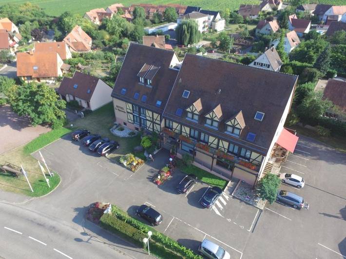 Hotel für 2 Personen, mit Pool und Terrasse sowie Sauna, mit Haustier in Riquewihr - 3
