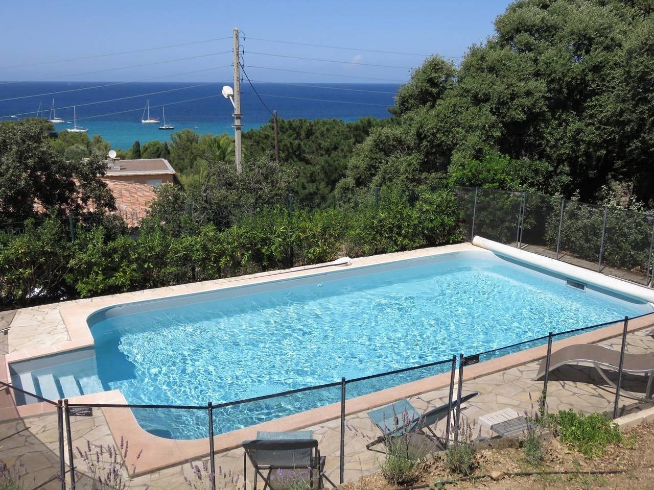 Villa Bollaccia - Vue mer avec piscine in Isola Rossa (Francia), Calvi e dintorni