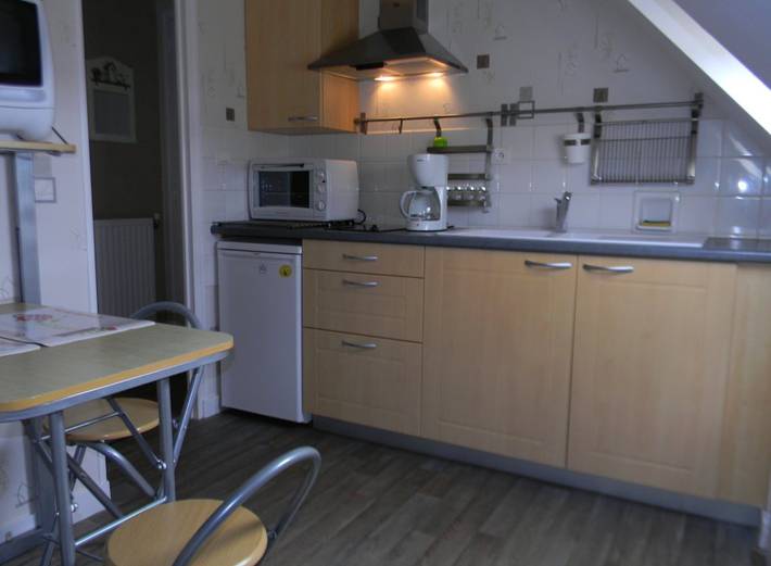 Appartement de vacances pour 3 personnes, avec jardin