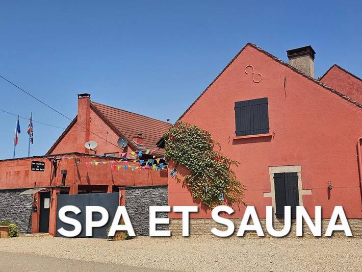 Maison d’hôte pour 2 personnes, avec jacuzzi et sauna ainsi que jardin et piscine, animaux acceptés
