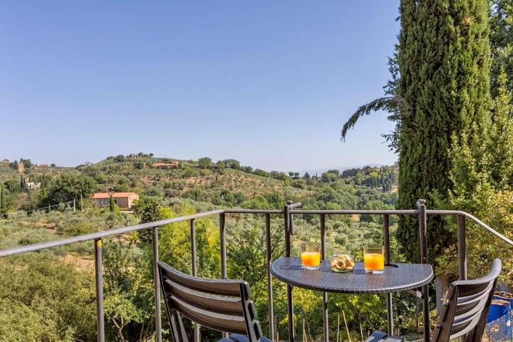 B&b per 4 persone, con Balcone e Terrazza nonché Giardino e Piscina a Montepulciano