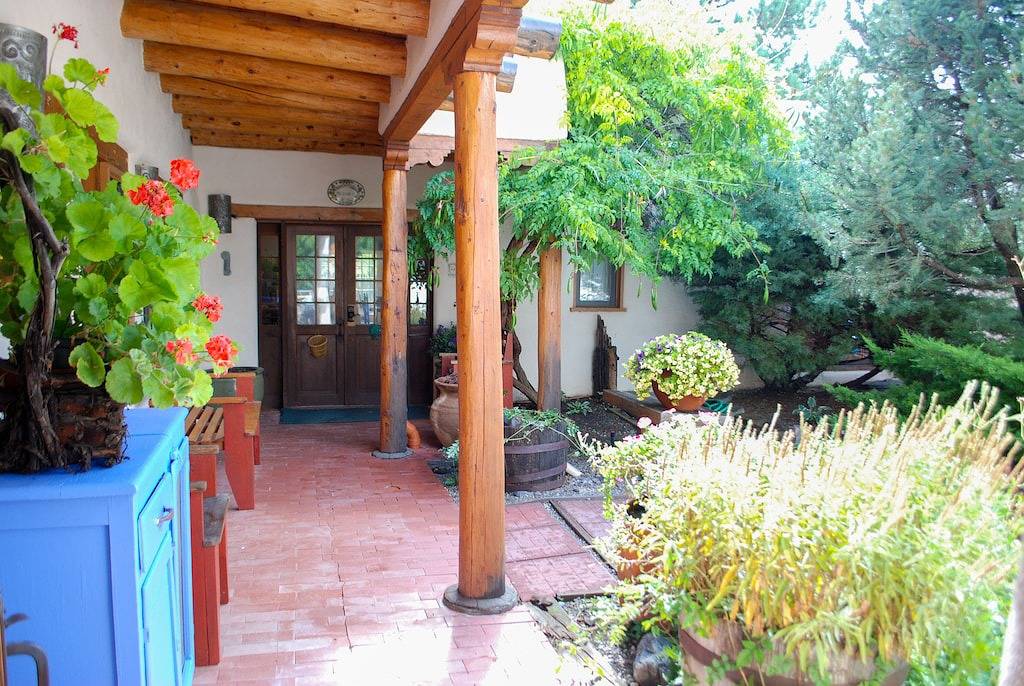 Historische La Posada de Taos 3 Br, Zwei-Block-Spaziergang in die Innenstadt von Plaza in Taos, Taos County