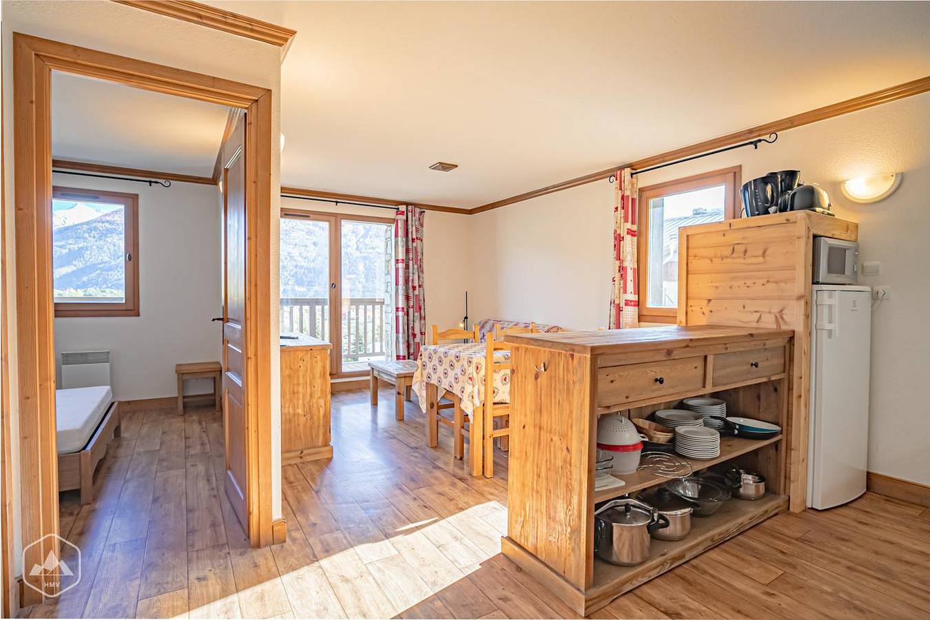 Geheel appartement, Résidence le Clos d'Aussois - Appartement 3 kamers 6 personen (Ca6) in Aussois, Saint-Jean-de-Maurienne regio