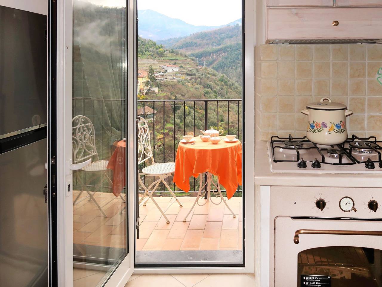 Casa Reanna in Apricale, Ligurische Alpen