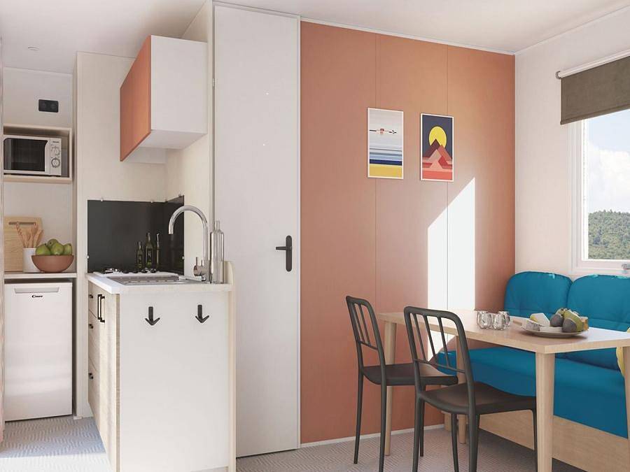 Camping Le Parc - Mobilhome 4 personnes - Plein Sud 22 m² 2 chambres (4 personnes - 2 adultes maxi) in Lattes, Côte d'Améthyste