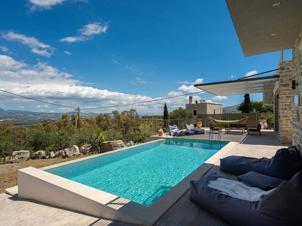 Villa in Tymbaki,crete mit Schwimmbecken in Kamilari, Iraklio-Heraklion und Umgebung