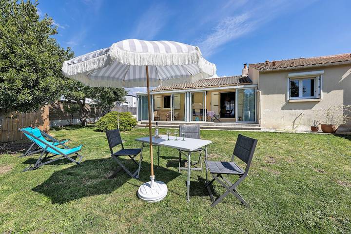 Ferienhaus für 4 Personen, mit Garten