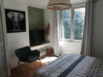 Cottage pour 2 personnes, avec terrasse et piscine ainsi que jardin et vue à Pendé (Somme)