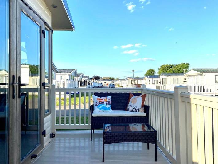 Camping für 6 Personen, mit Balkon und Terrasse sowie Garten und Kinderpool in Canterbury