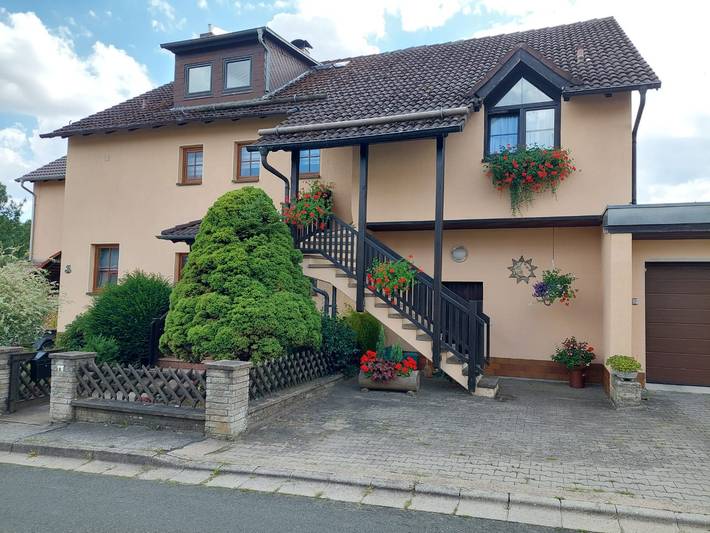 Ferienwohnung für 3 Personen, mit Balkon und Balkon/Terrasse sowie Garten