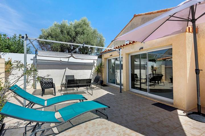 Maison de vacances pour 6 personnes, avec Jardin et Bassin pour enfant à Vic-la-Gardiole