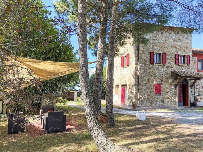 Ferienwohnung für 5 Personen, mit Balkon und Terrasse sowie Garten und Seeblick