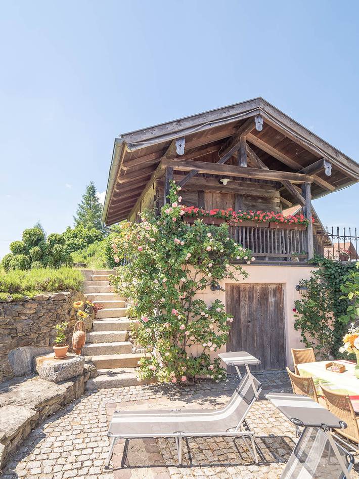 Ganze Ferienwohnung, Oswald anno 1714 - Maisonette-Wohnung für 4 Personen, 95 qm mit Terrasse in Obing, Landkreis Traunstein