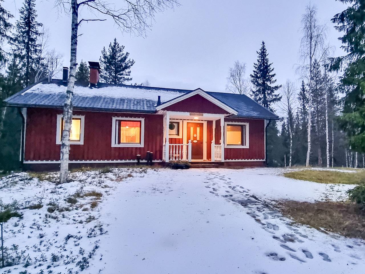 Kesänkilehto in Äkäslompolo, Finska Lappland