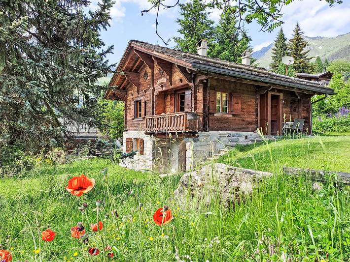 Chalet für 6 Personen, mit Terrasse und Garten in Verbier