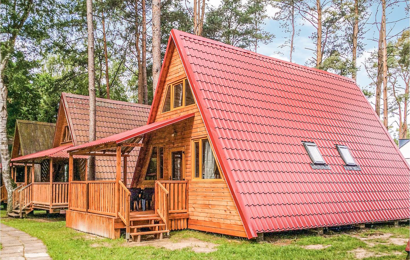 Dom dla 5 osób z taras in Łukęcin, Morze Bałtyckie