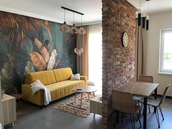 Apartament wakacyjny dla 4 osób, z ogród i widok w Inowrocław