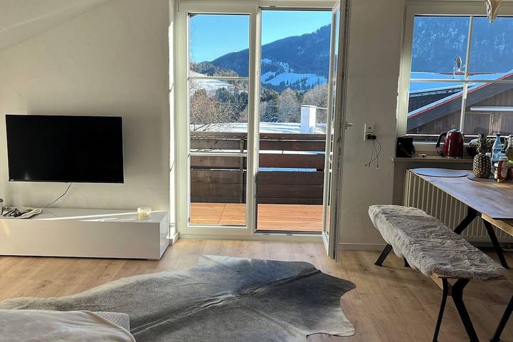 Hütte für 4 Personen, mit Balkon in Steibis