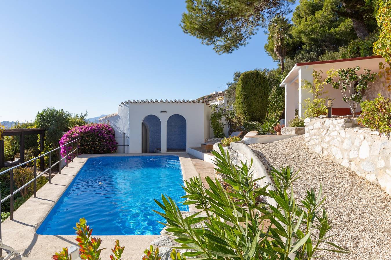 Holiday Home "Casita with fantastic views" with Sea View, Pool, Terrace & Wi-Fi in Mijas, Cordillera Penibética