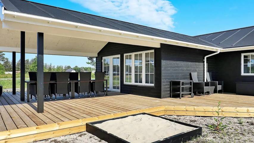 Ferienhaus mit meerblick für 9 Personen, mit Terrasse auf Læsø