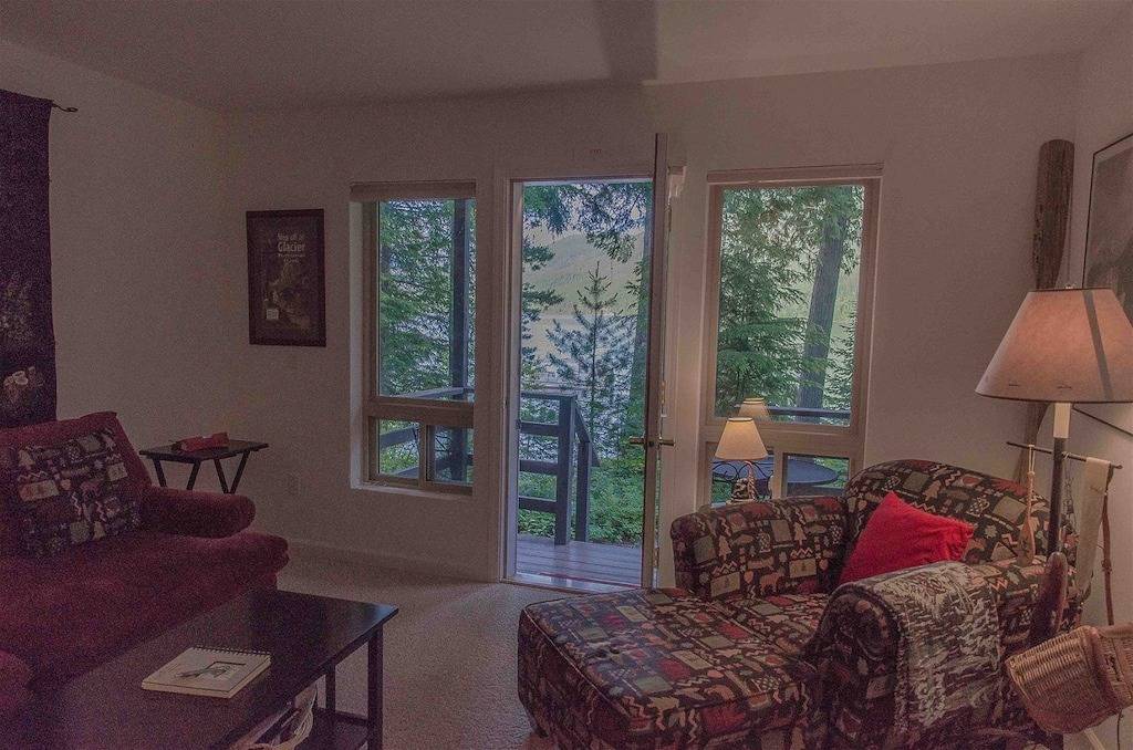 Bootshaus am Lake Mcdonald Bsp in West Glacier, Glacier-Nationalpark