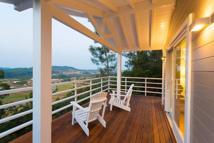 Pousada para 2 pessoas, com piscina e jardim e ainda vista na Costa Alentejana